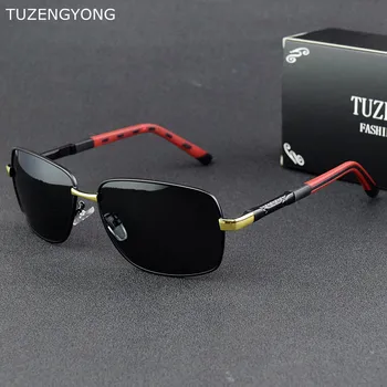 Karštos Prekės ženklą Poliarizuoti Akiniai nuo saulės Vyrų Mados Aliuminio Magnio Saulės Akiniai Su Priedais Unisex vairavimo akiniai oculos de sol