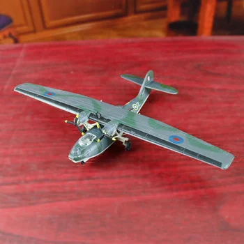 1/144 Masto RAF Konsoliduotos PBY Catalina Seaplane Bombonešis Diecast Metal Karinių Naikintuvų Modelis Žaislų, Dovanų Kolekciją Vaikams