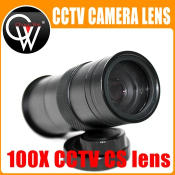 100X Zoom C/CS Kalno Objektyvo Stiklas Didinimo Okuliarai VGA, HDMI, USB CCD CMOS Pramonės Mikroskopo Vaizdo Kamera