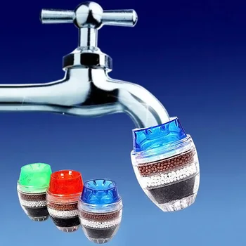 5 Sluoksnių Vandens Valymo Filtras Aktyvuotos Anglies Filtravimo Mini Maišytuvas Valytuvas Virtuvės Maišytuvas Filter Vandens Valymo Įrankis