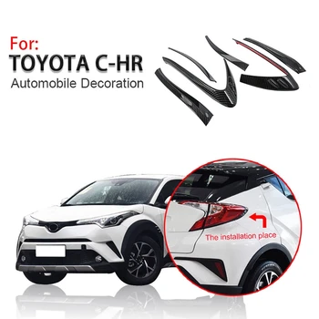 Automobilio Galiniai Šviesos Antakių Padengti Apdaila Galiniai Stabdžių Žibintas Juostelės Apdaila Išorės stilizavimo Toyota C-HR CHR C HR 2017-2019
