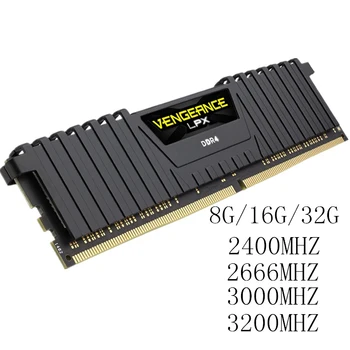 Corsair Vengeance LPX RAM Atminties DDR4 8/16/32GB 3200/3600Mhz DIMM Desktop Memory Kit 1.35 V su AMD ir 