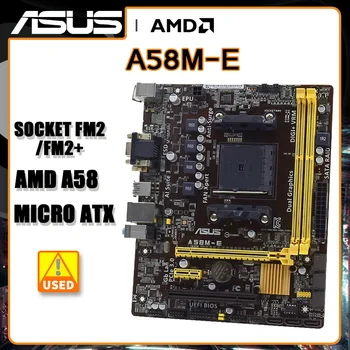 FM2 AMD A58 Plokštė AMD AthlonX4 740 cpu ASUS A58M-E Plokštė DDR3 32GB 6 X SATA II PCI-E 3.0 USB2.0 Micro ATX