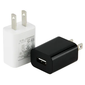 JAV Prijunkite USB Sieninis Įkroviklis Kelionės Adapteris 5V 1A Vieną USB lizdą Greito Įkrovimo Lizdas Skirtas iPhone XS 6 7 8 Plius 