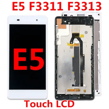 JIEYER SONY Xperia E5 Ekranas Jutiklinis Ekranas skaitmeninis keitiklis Pakeitimo SONY Xperia E5 LCD F3311 F3313 sony e5 lcd ekranas