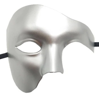 Karnavalas Pusę veido Phantom Kaukė Moterų Žmogus Antikvariniai Operos Fantomas Prom Plastiko Šalies Cosplay Rekvizitai Aksesuaras 2022