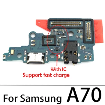 Naujas Samsung Galaxy A70 A705 A705F Micro USB Įkroviklio Įkrovimo lizdas Dock 